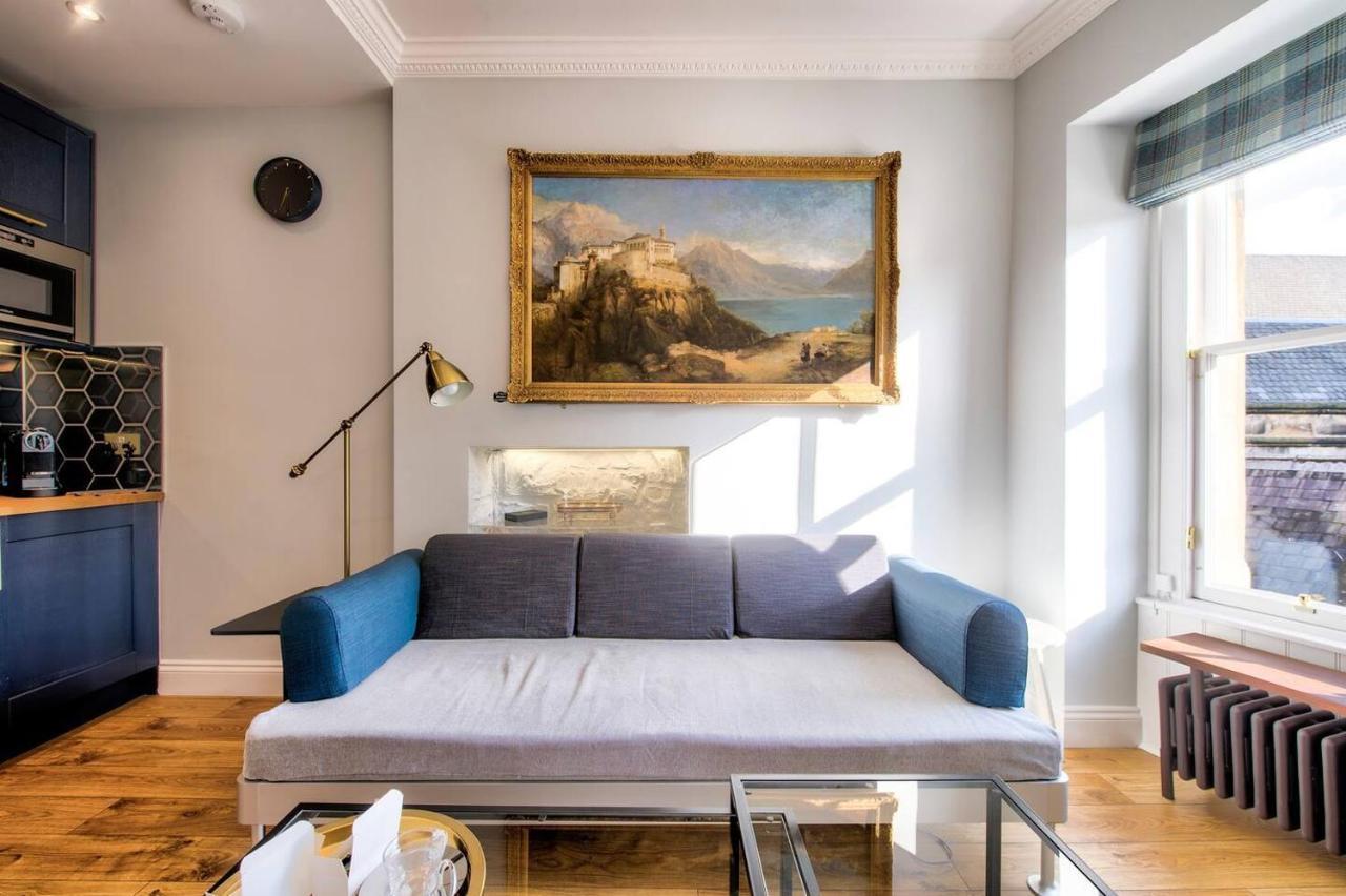 Upper Bow - Luxurious, Modern 1Br Apartment Near Castle Edinburg Exteriör bild